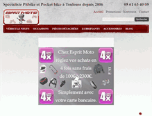 Tablet Screenshot of esprit-moto.fr